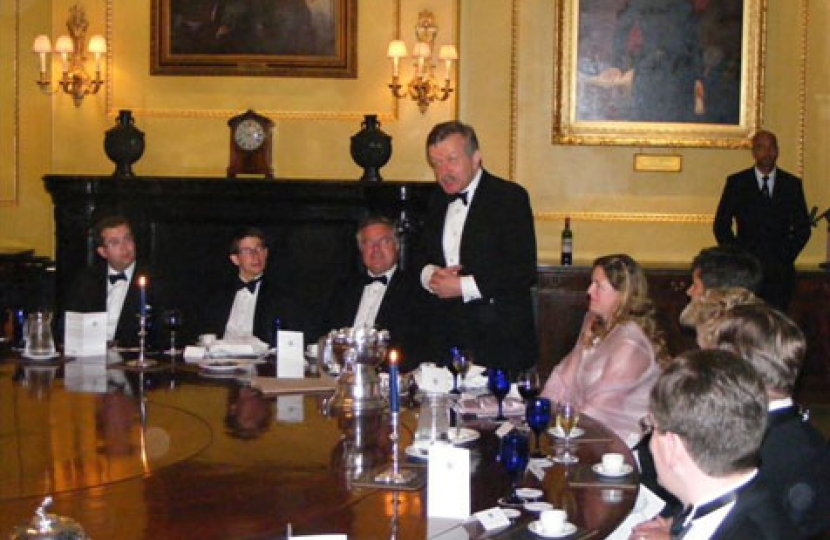 Lord Lexden speaking at the Carlton Club about the Primrose League