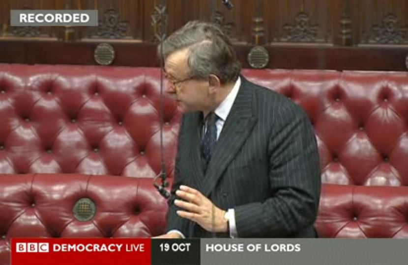 Lord Lexden speaks in the Northern Ireland debate in the House of Lords