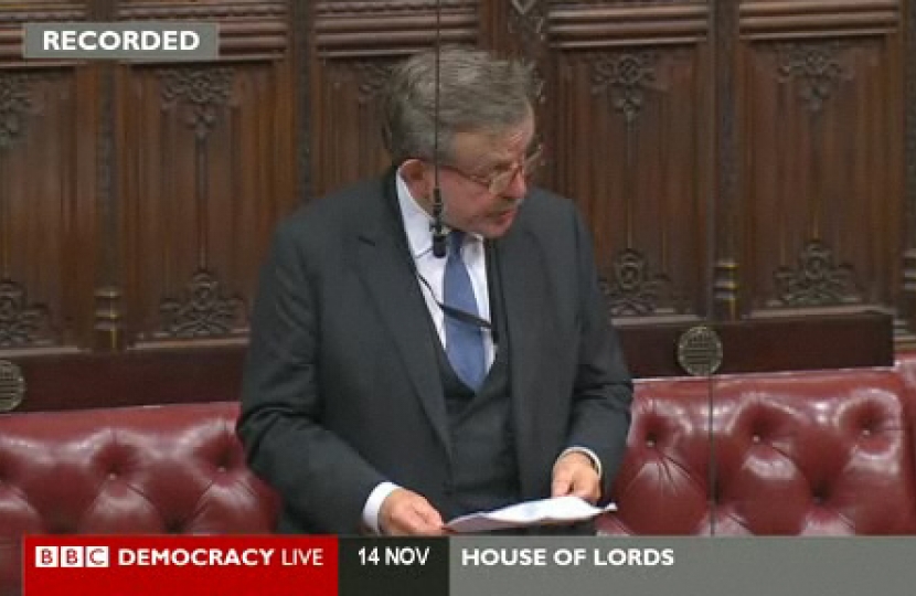 Lord Lexden speaks in a debate on the future of the British egg industry